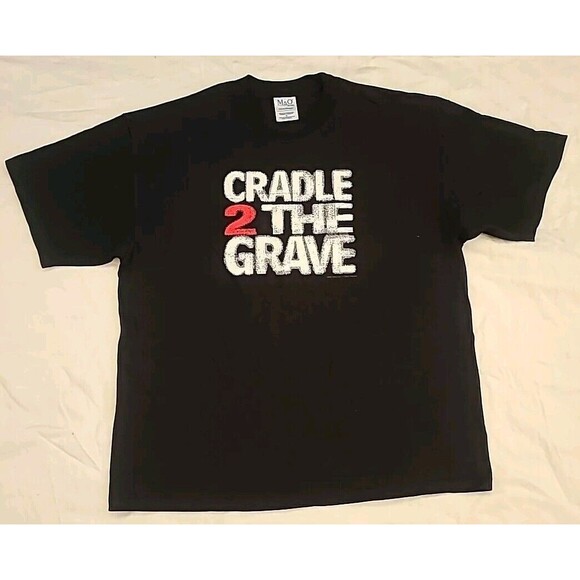 Crradle 2 The Grave Black T-Shirt NEW OFFICIAL Bloackbuster Promo Merchandise - Picture 1 of 6